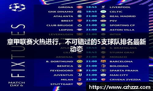 意甲联赛火热进行，不可错过的5支球队排名最新动态
